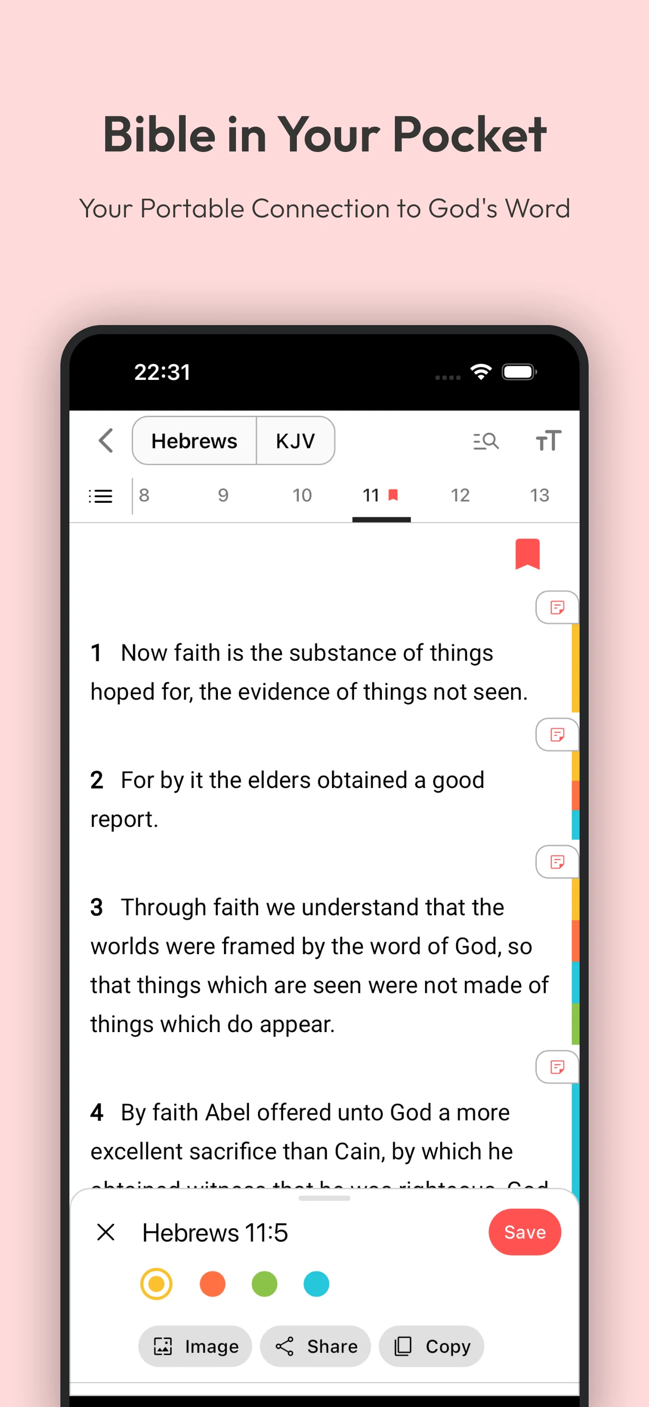 Bemba Bible screenshot