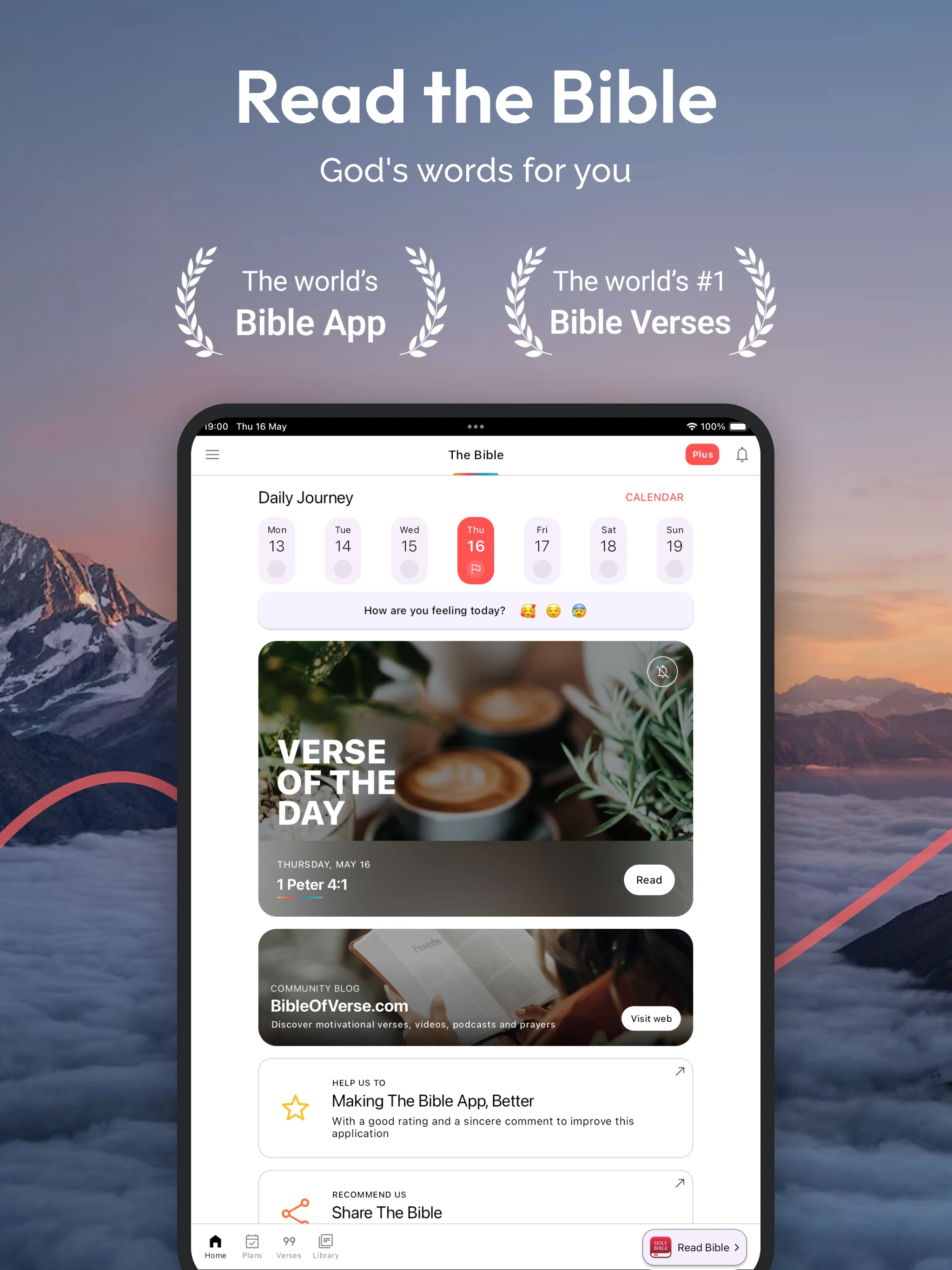 Bemba Bible screenshot