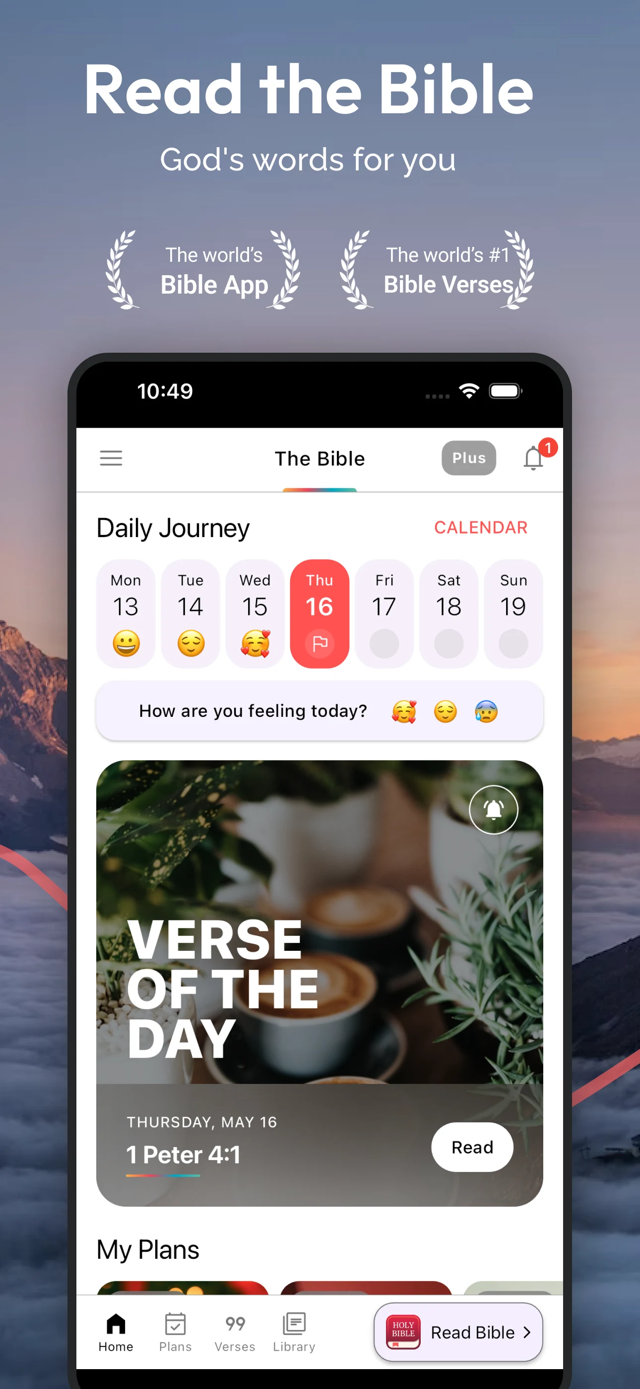Bemba Bible screenshot